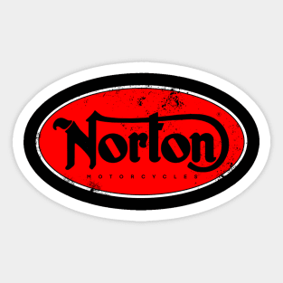 norton motorcycle t shirt Sticker